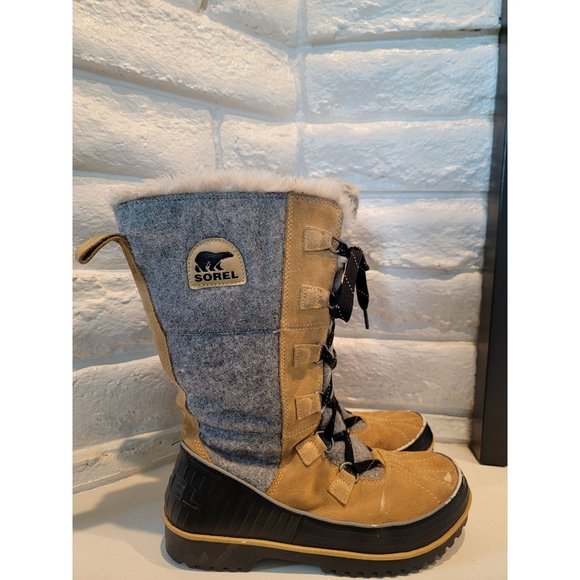 Sorel Shoes - Sorel Tivoli High II Suede Winter Boots Gray Beige NL2330-373 Womens 10.5